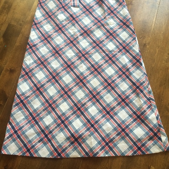 *SOLD* Modest long A-line plaid pencil Prestige - Picture 3 of 8